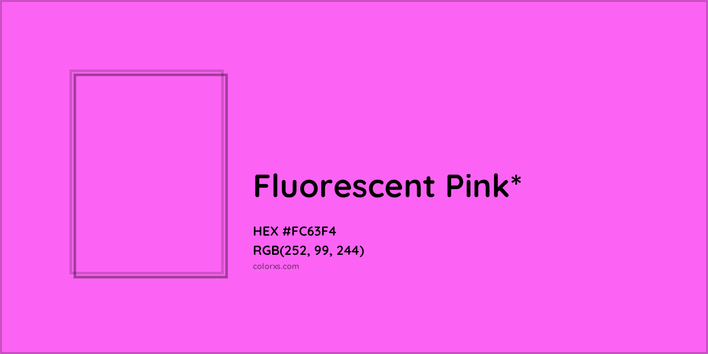 HEX #FC63F4 Color Name, Color Code, Palettes, Similar Paints, Images