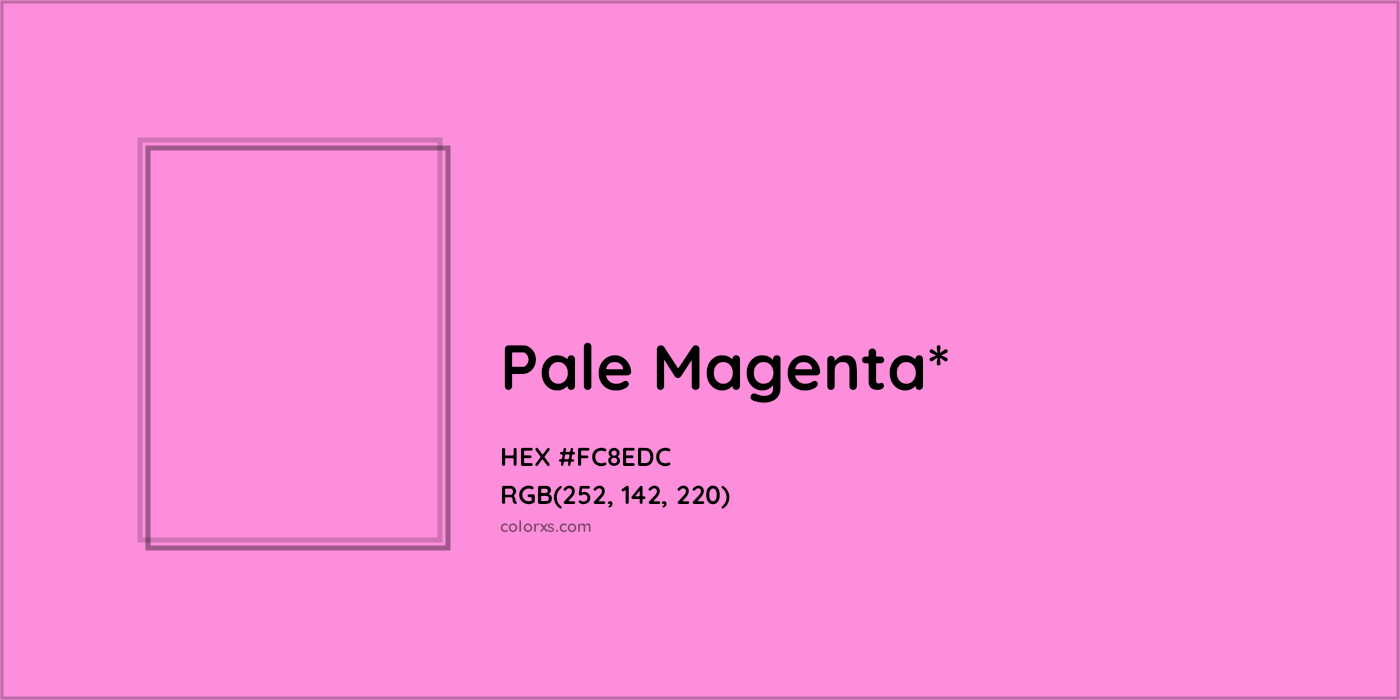 HEX #FC8EDC Color Name, Color Code, Palettes, Similar Paints, Images