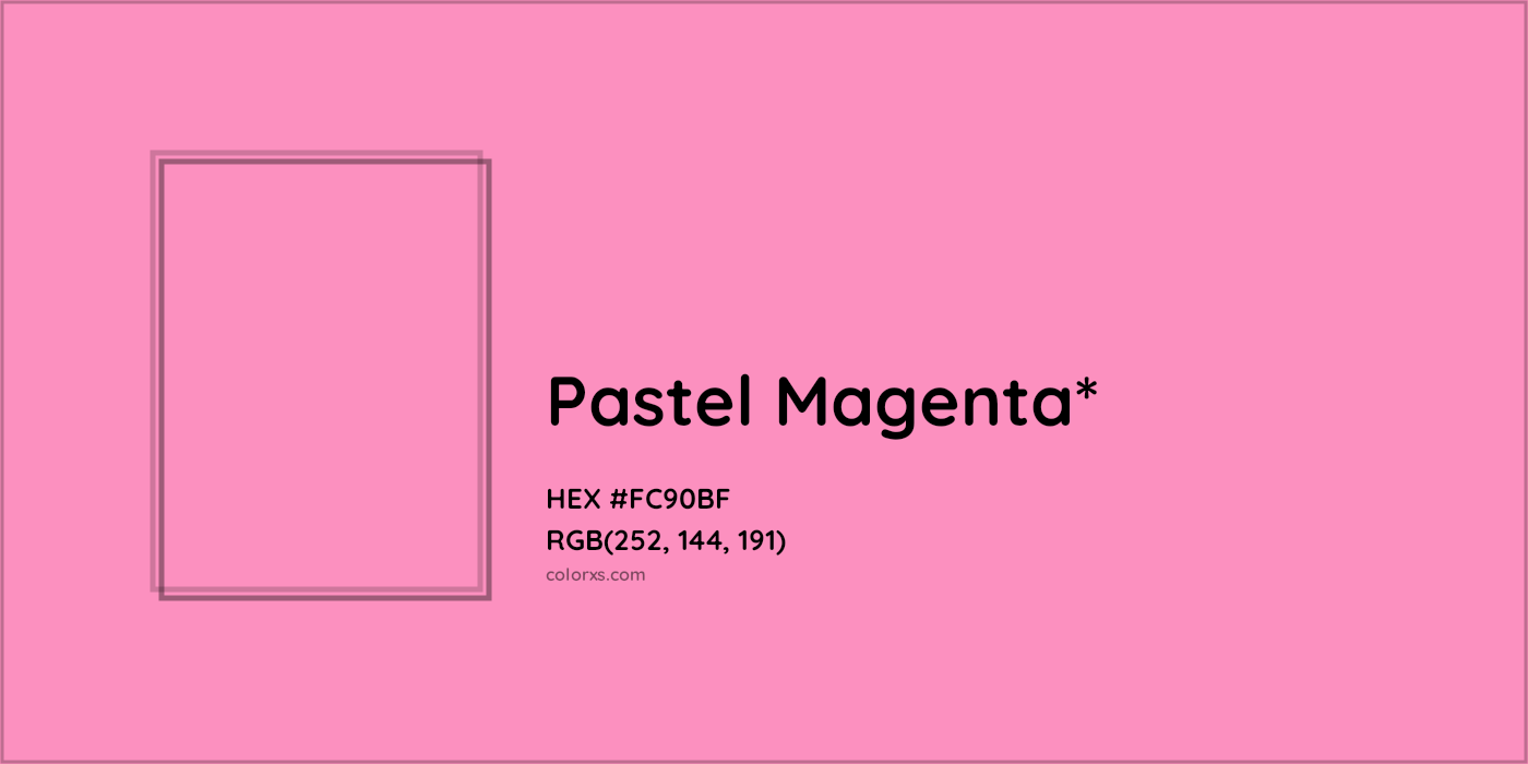 HEX #FC90BF Color Name, Color Code, Palettes, Similar Paints, Images