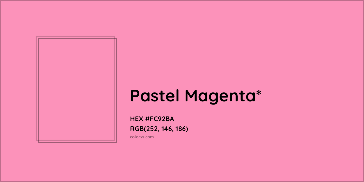 HEX #FC92BA Color Name, Color Code, Palettes, Similar Paints, Images