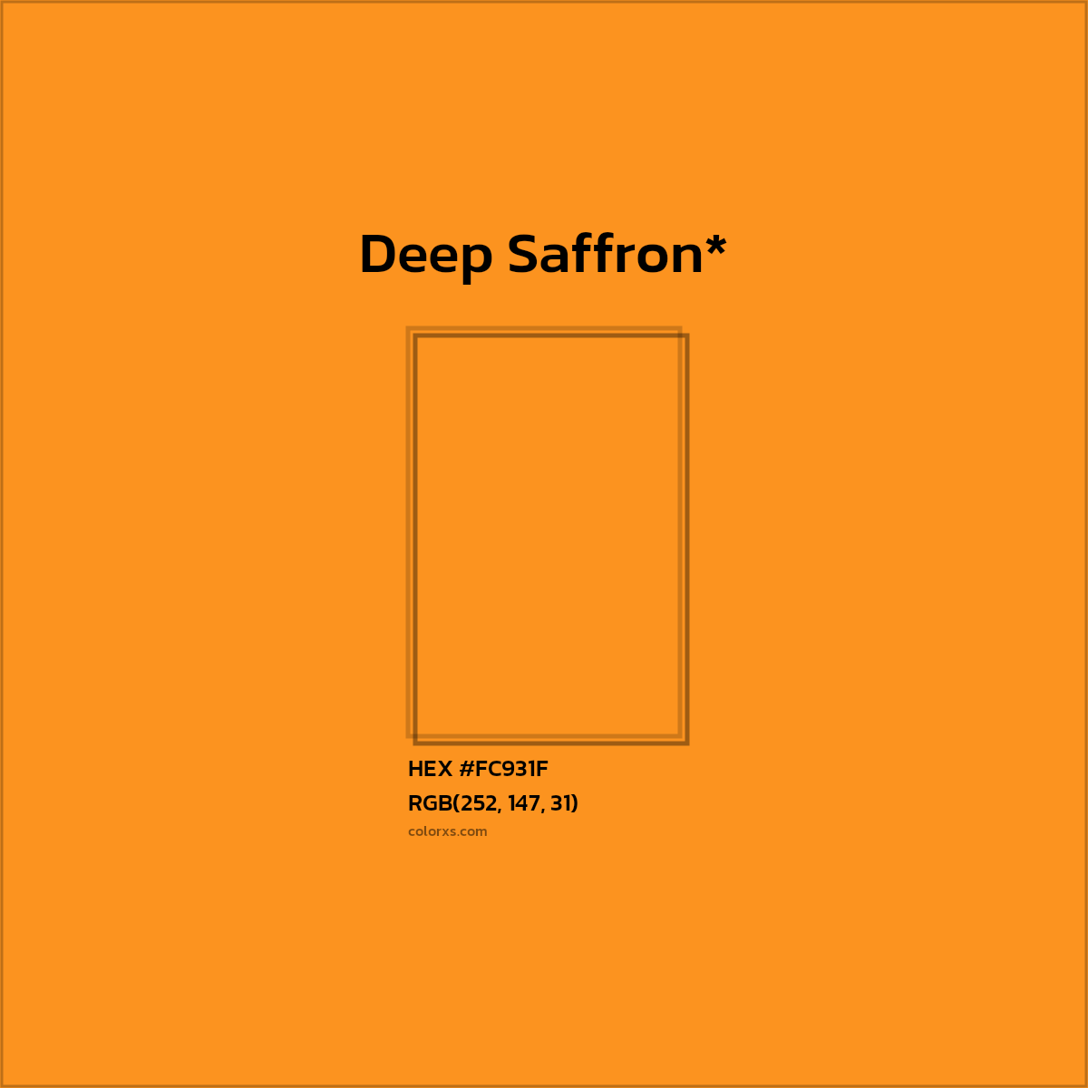 Saffron Color Code