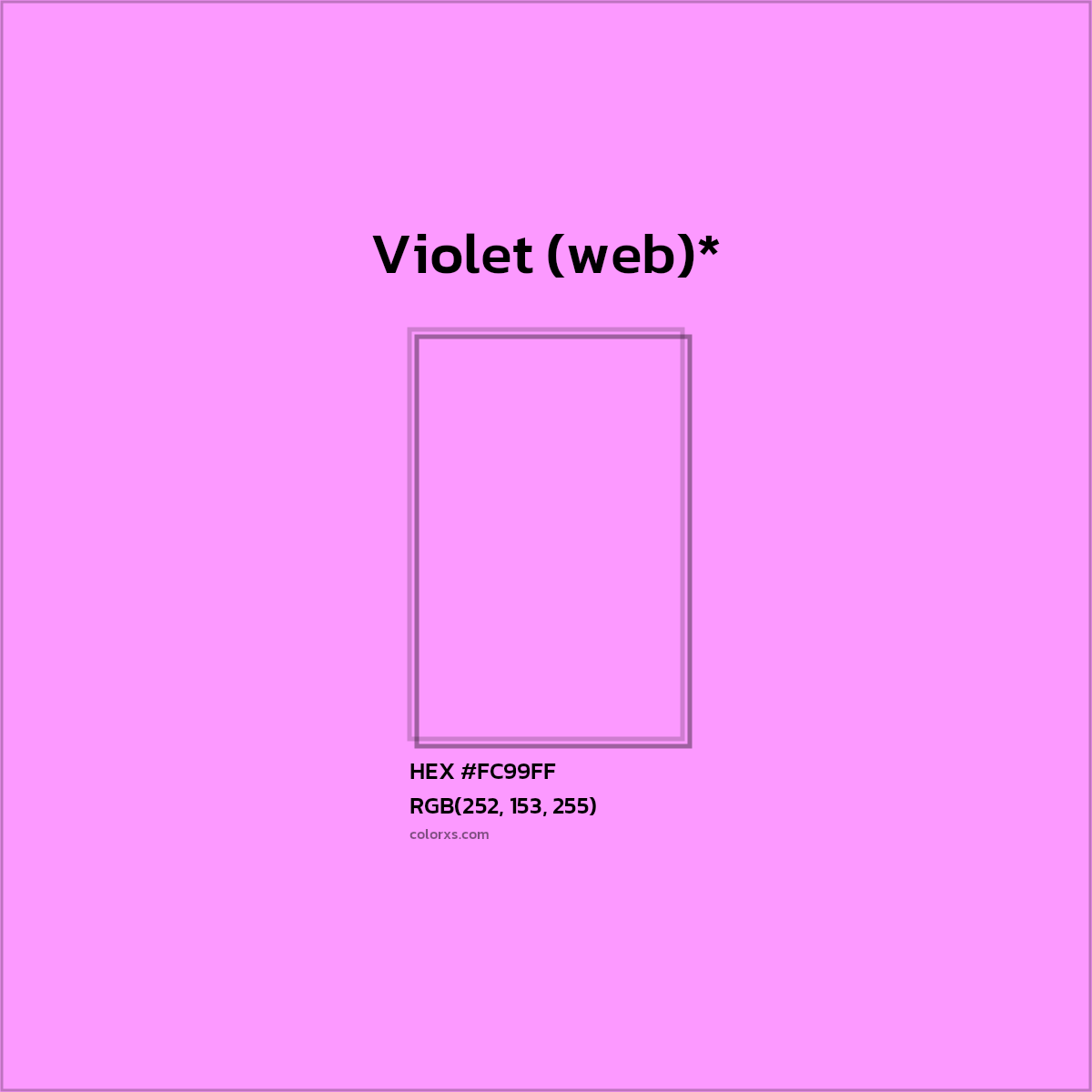 HEX #FC99FF Color Name, Color Code, Palettes, Similar Paints, Images