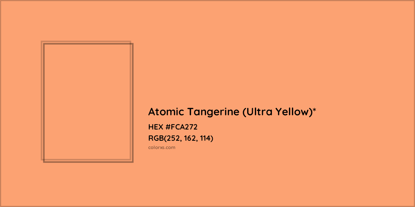 HEX #FCA272 Color Name, Color Code, Palettes, Similar Paints, Images