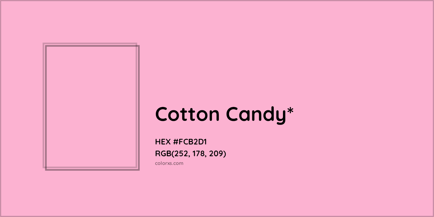 HEX #FCB2D1 Color Name, Color Code, Palettes, Similar Paints, Images