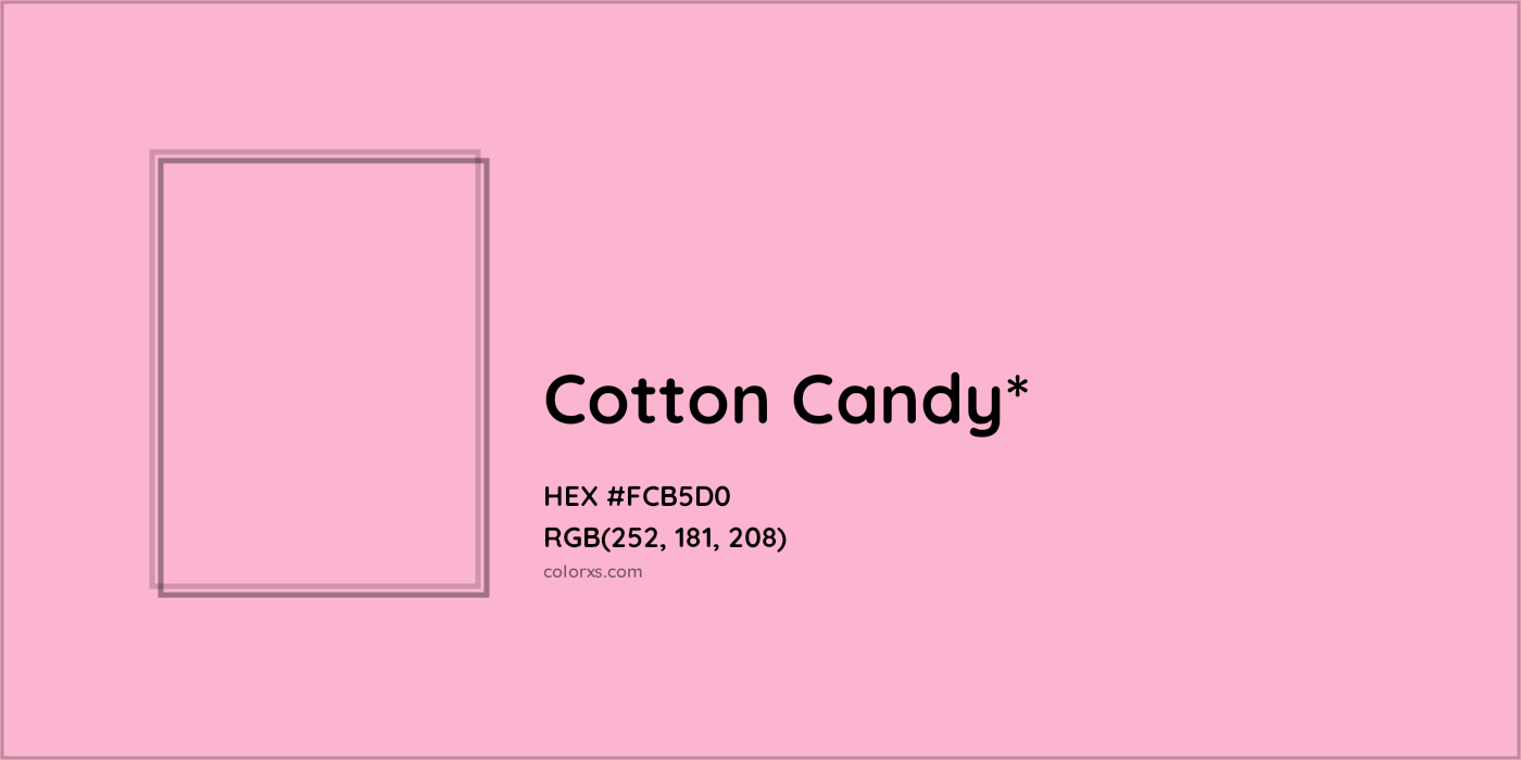 HEX #FCB5D0 Color Name, Color Code, Palettes, Similar Paints, Images