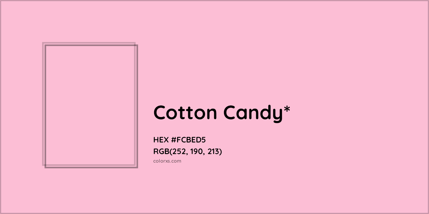 HEX #FCBED5 Color Name, Color Code, Palettes, Similar Paints, Images