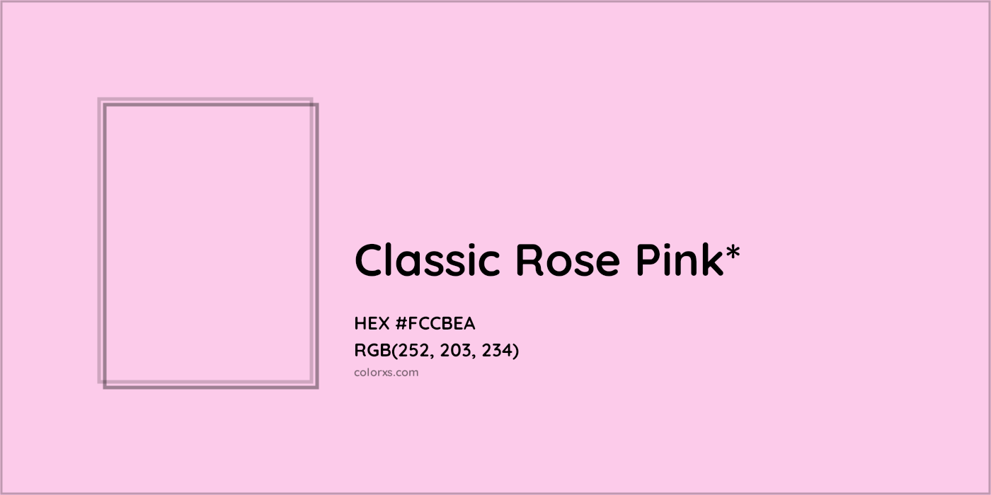HEX #FCCBEA Color Name, Color Code, Palettes, Similar Paints, Images