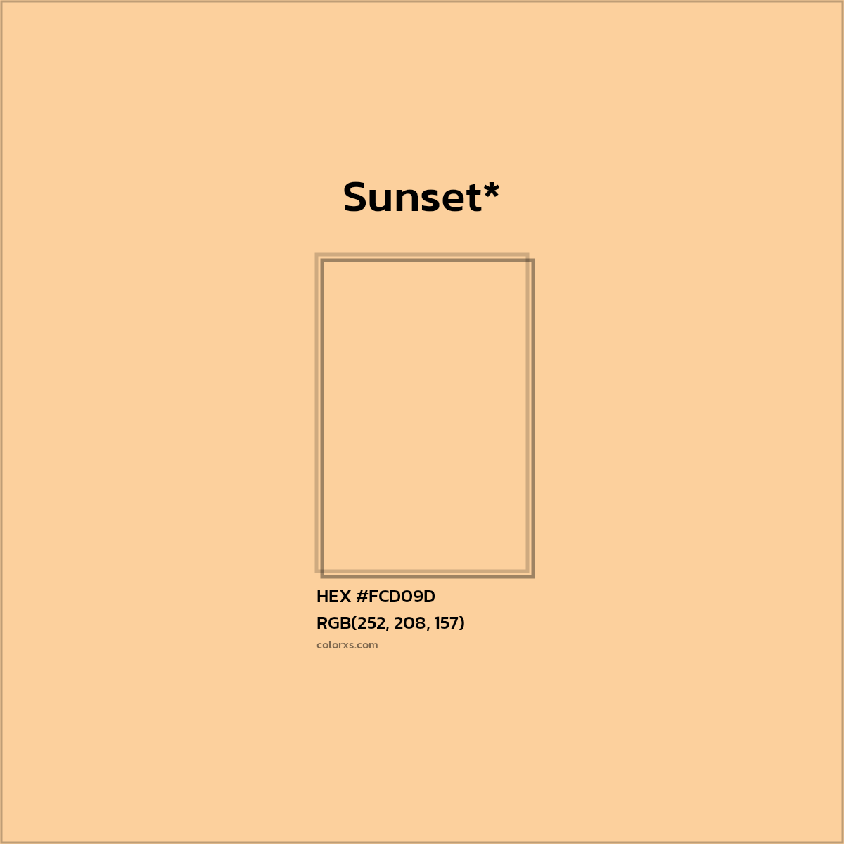 HEX #FCD09D Color Name, Color Code, Palettes, Similar Paints, Images