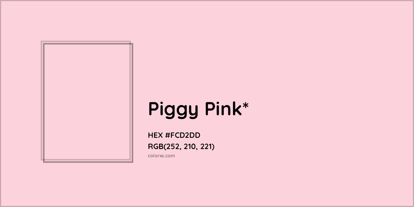 HEX #FCD2DD Color Name, Color Code, Palettes, Similar Paints, Images