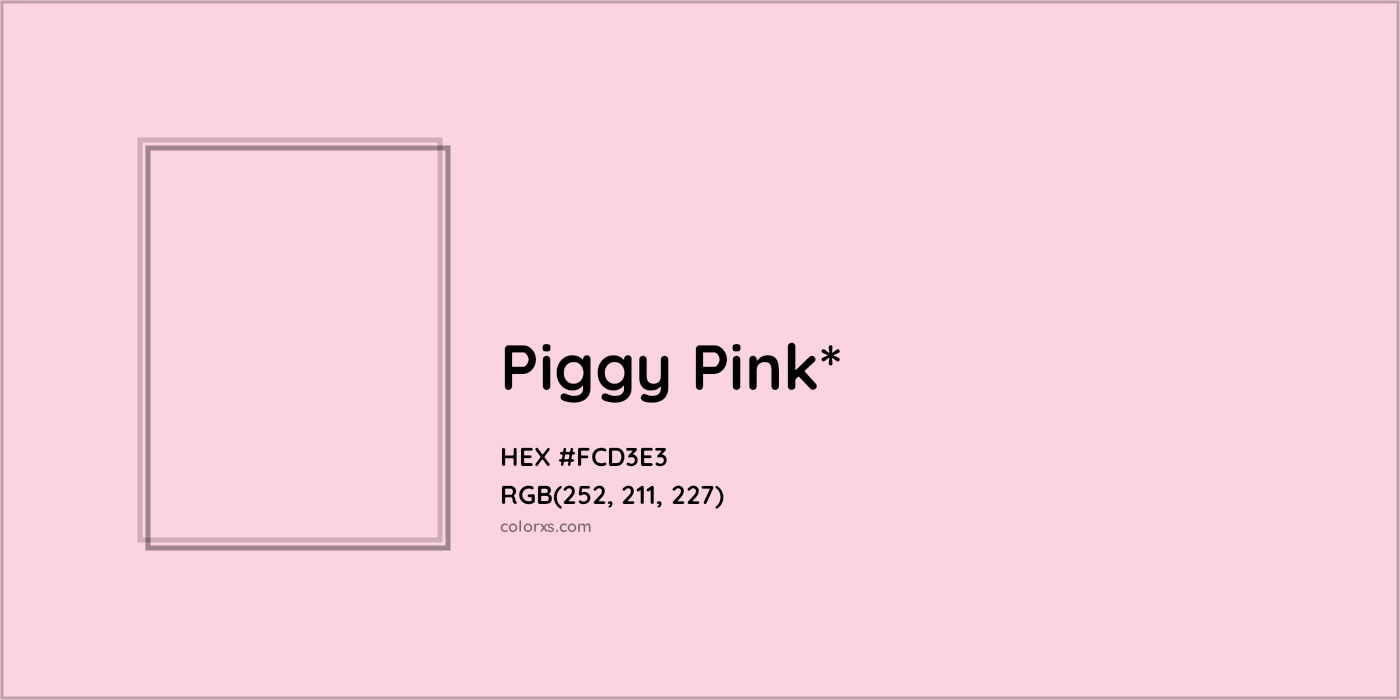 HEX #FCD3E3 Color Name, Color Code, Palettes, Similar Paints, Images