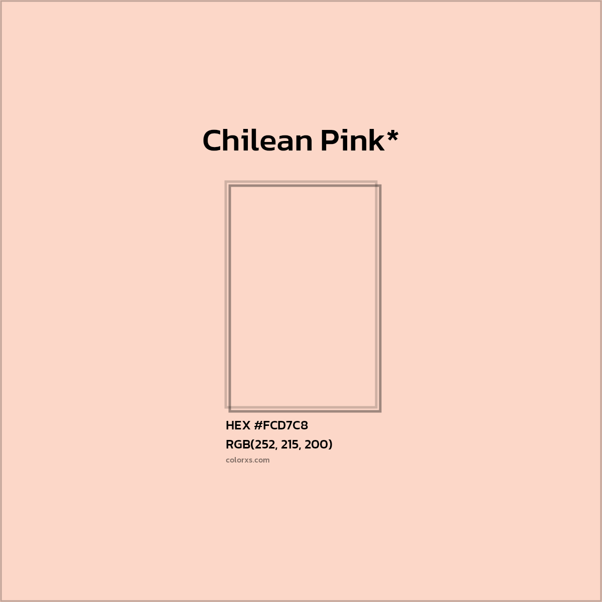 HEX #FCD7C8 Color Name, Color Code, Palettes, Similar Paints, Images