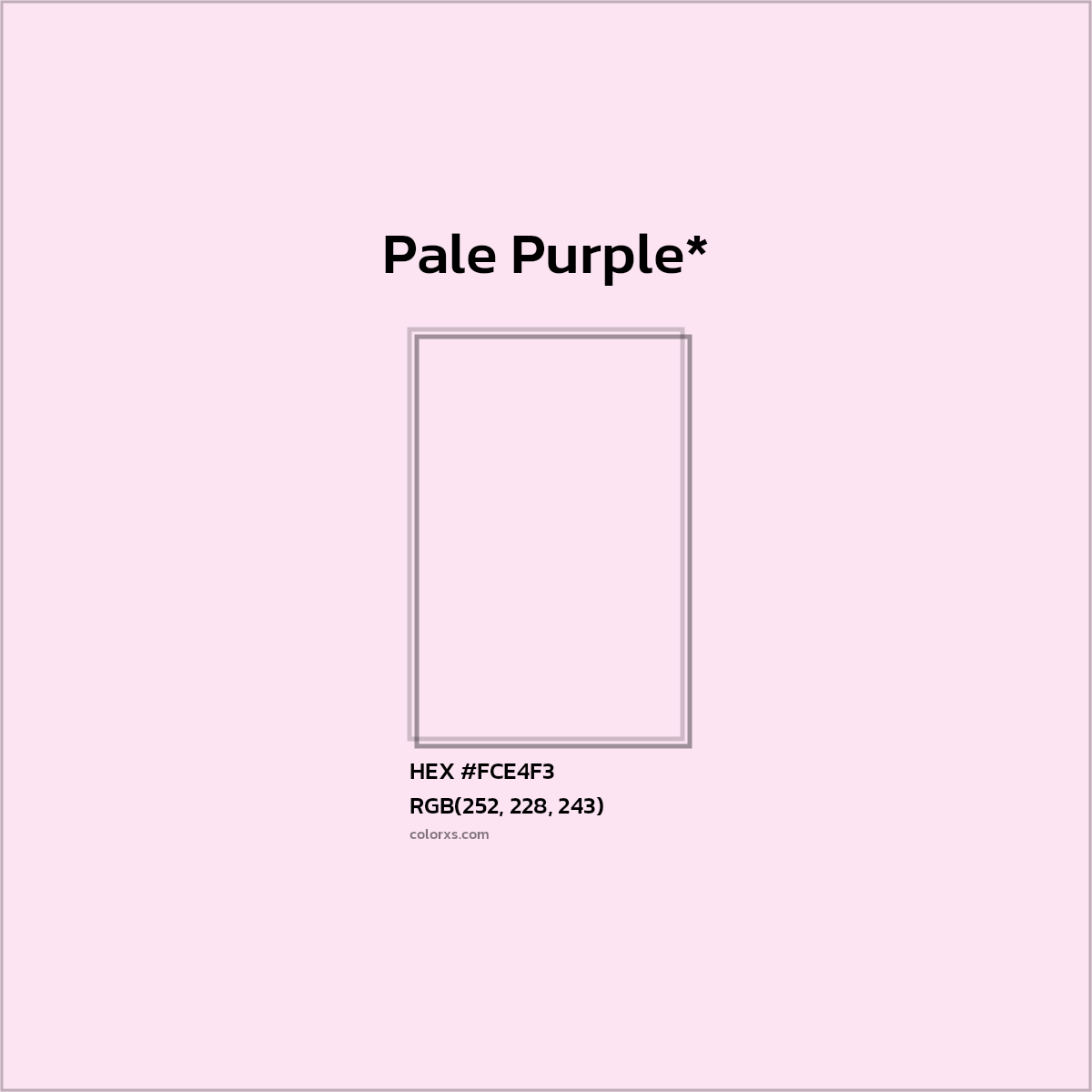 HEX #FCE4F3 Color Name, Color Code, Palettes, Similar Paints, Images