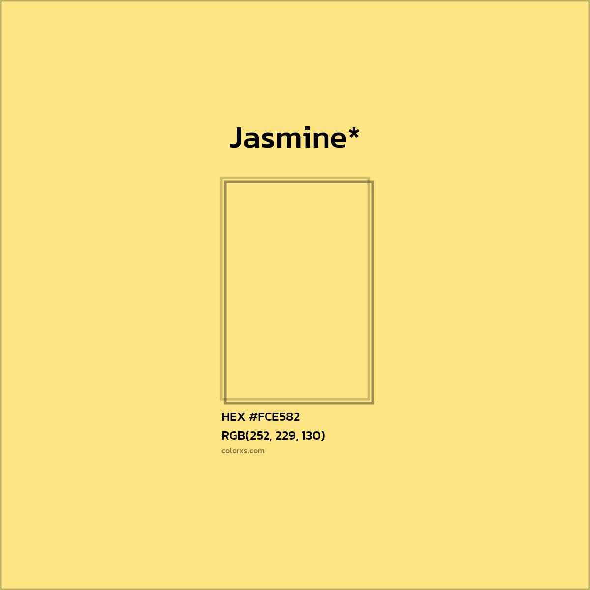 HEX #FCE582 Color Name, Color Code, Palettes, Similar Paints, Images