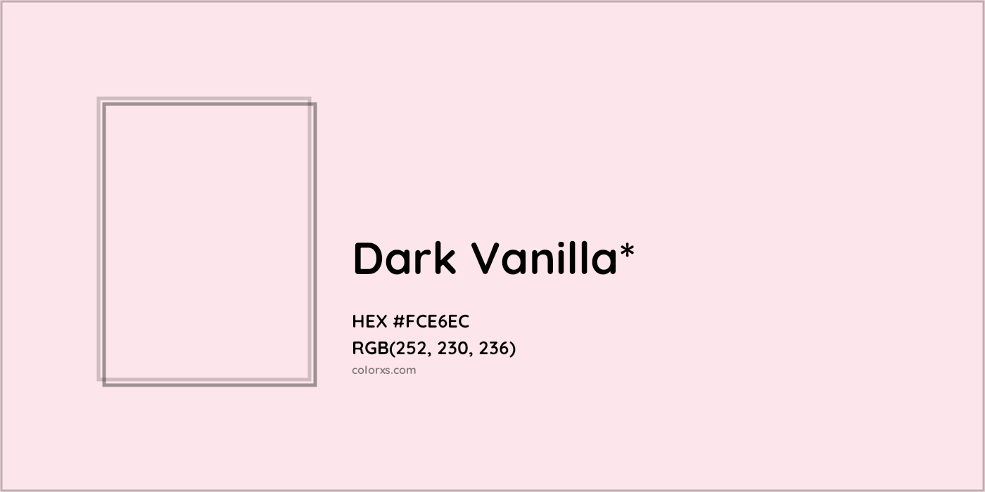 HEX #FCE6EC Color Name, Color Code, Palettes, Similar Paints, Images