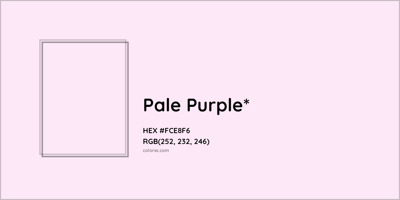 HEX #FCE8F6 Color Name, Color Code, Palettes, Similar Paints, Images