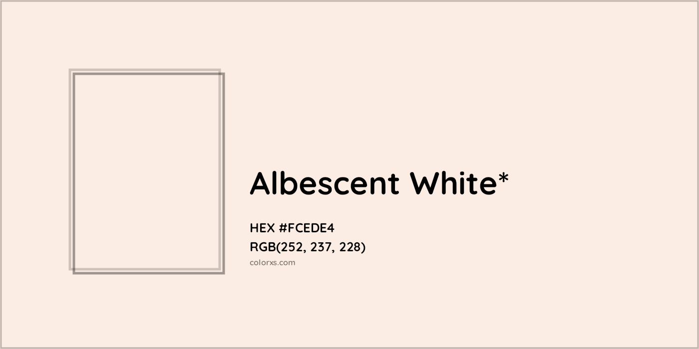 HEX #FCEDE4 Color Name, Color Code, Palettes, Similar Paints, Images