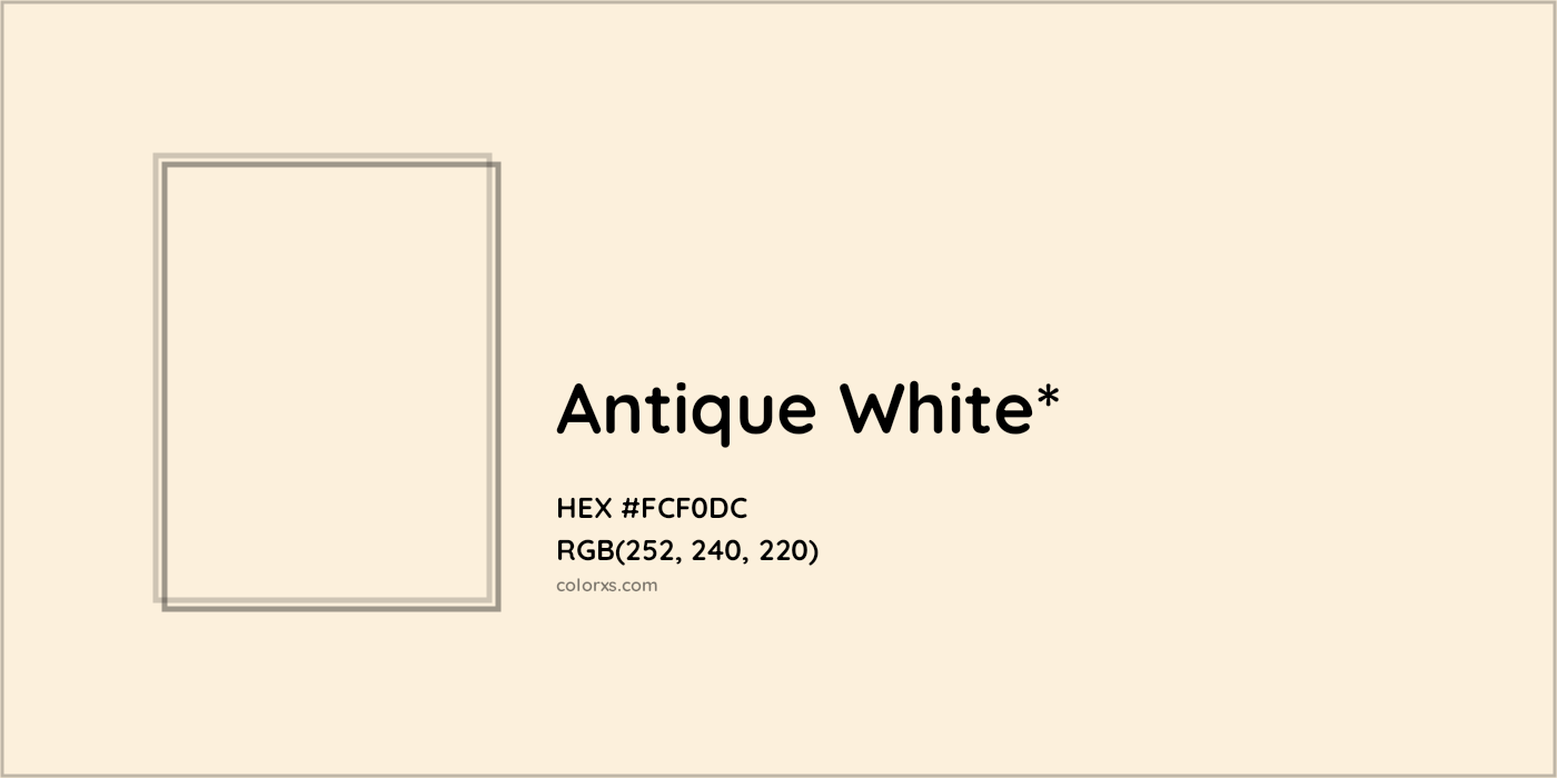 HEX #FCF0DC Color Name, Color Code, Palettes, Similar Paints, Images
