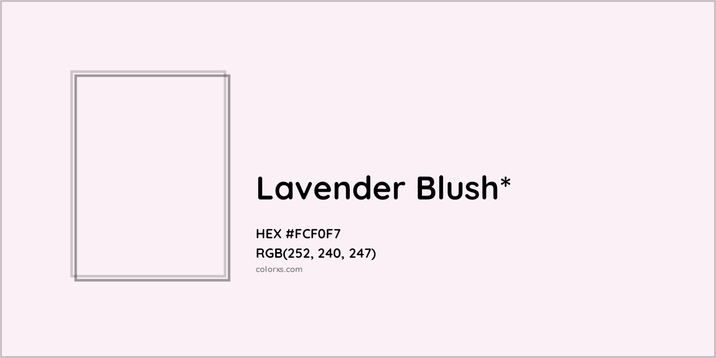 HEX #FCF0F7 Color Name, Color Code, Palettes, Similar Paints, Images