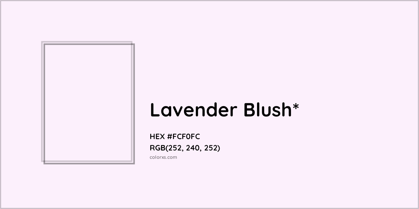 HEX #FCF0FC Color Name, Color Code, Palettes, Similar Paints, Images
