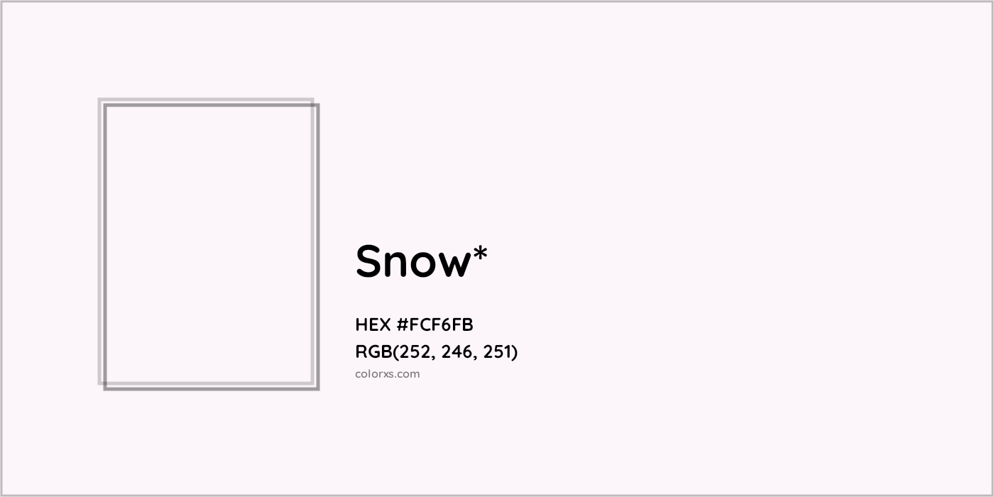 HEX #FCF6FB Color Name, Color Code, Palettes, Similar Paints, Images