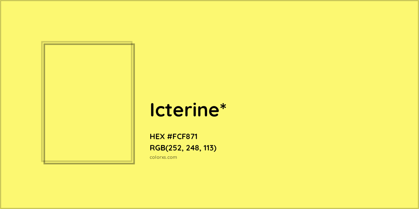 HEX #FCF871 Color Name, Color Code, Palettes, Similar Paints, Images