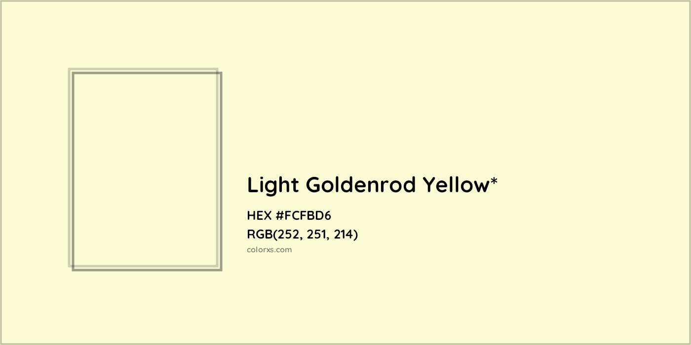 HEX #FCFBD6 Color Name, Color Code, Palettes, Similar Paints, Images