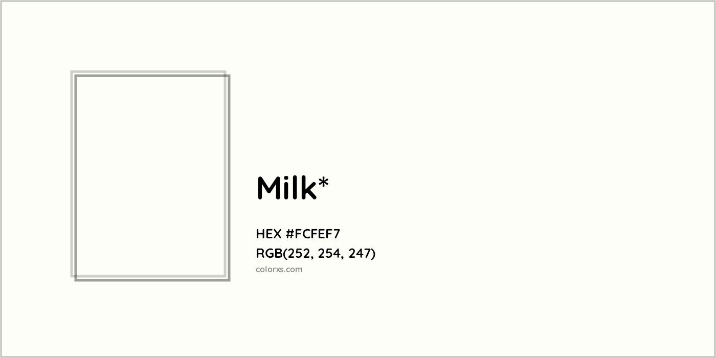 HEX #FCFEF7 Color Name, Color Code, Palettes, Similar Paints, Images
