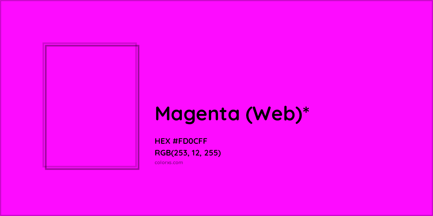 HEX #FD0CFF Color Name, Color Code, Palettes, Similar Paints, Images