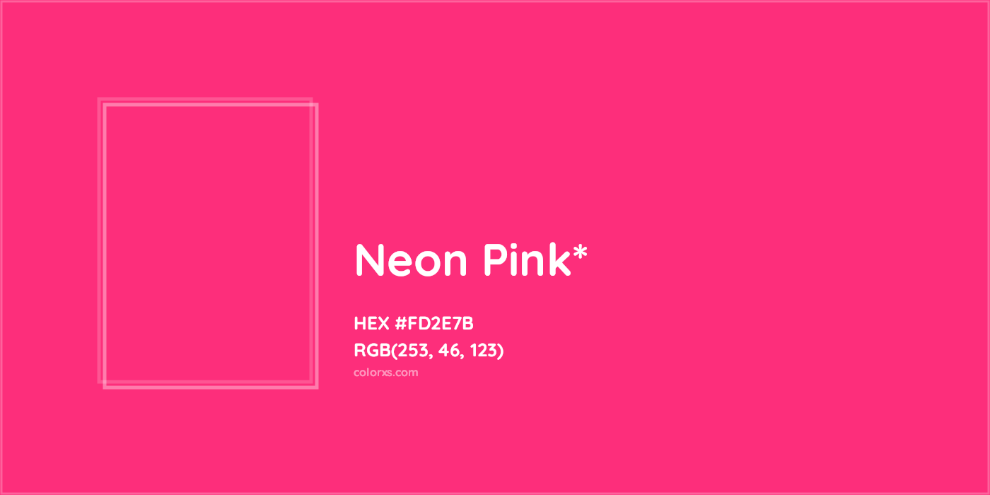 HEX #FD2E7B Color Name, Color Code, Palettes, Similar Paints, Images