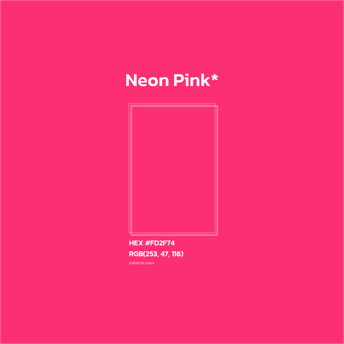 HEX #FD2F74 Color Name, Color Code, Palettes, Similar Paints, Images