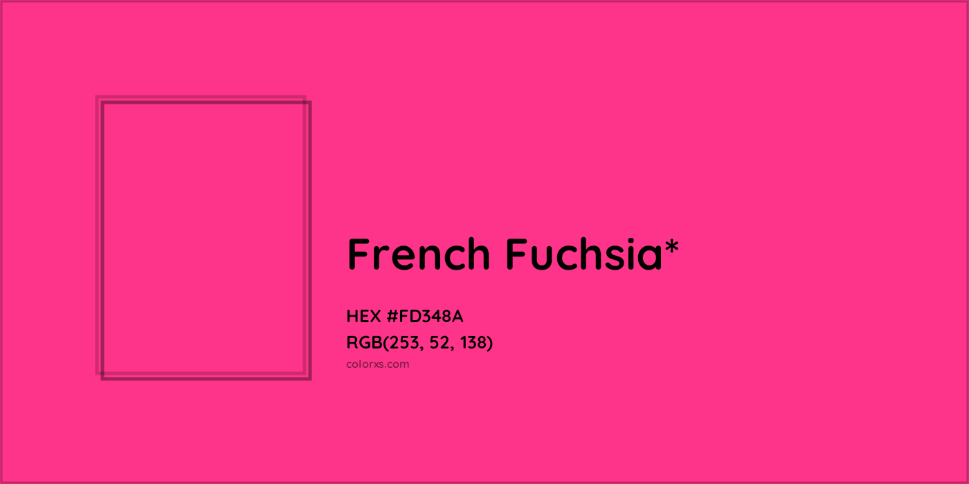HEX #FD348A Color Name, Color Code, Palettes, Similar Paints, Images