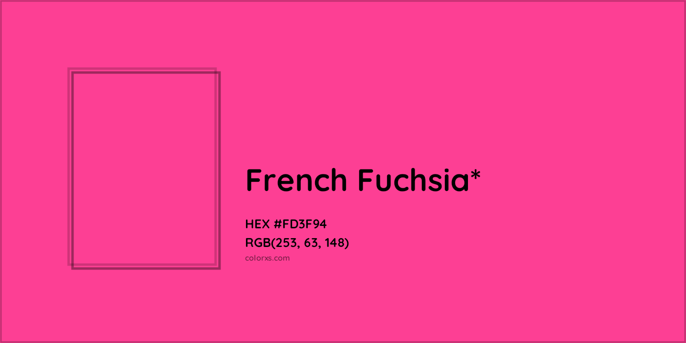 HEX #FD3F94 Color Name, Color Code, Palettes, Similar Paints, Images