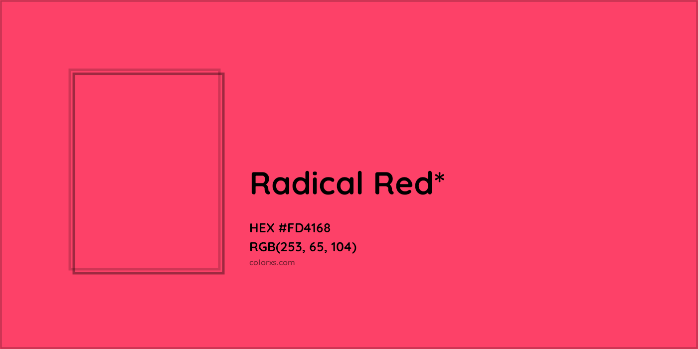HEX #FD4168 Color Name, Color Code, Palettes, Similar Paints, Images