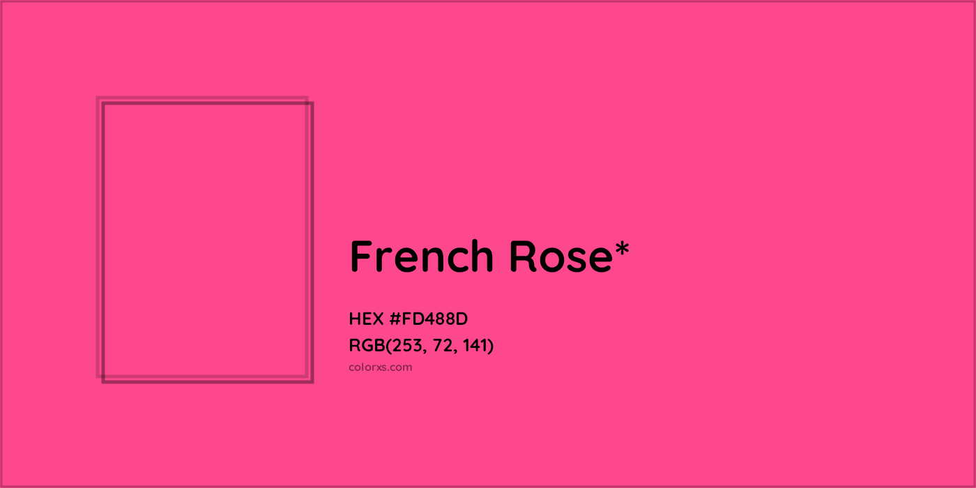 HEX #FD488D Color Name, Color Code, Palettes, Similar Paints, Images