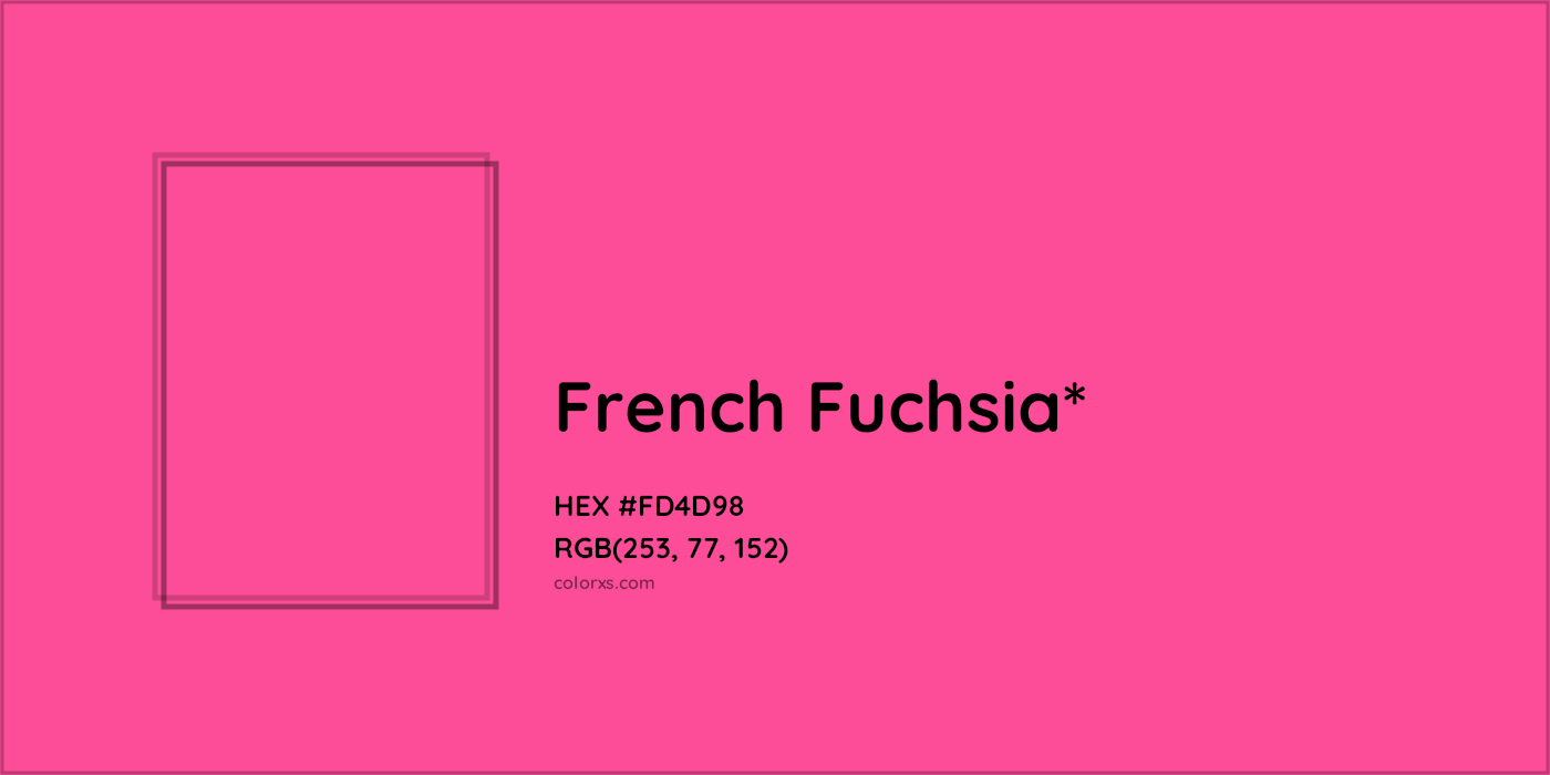 HEX #FD4D98 Color Name, Color Code, Palettes, Similar Paints, Images