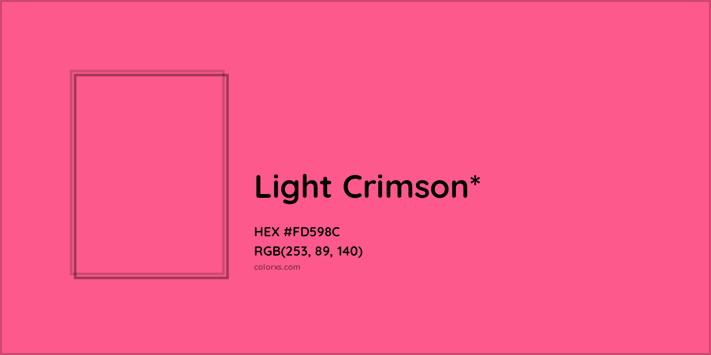 HEX #FD598C Color Name, Color Code, Palettes, Similar Paints, Images