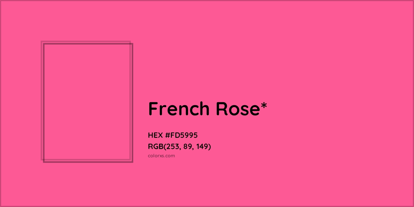 HEX #FD5995 Color Name, Color Code, Palettes, Similar Paints, Images