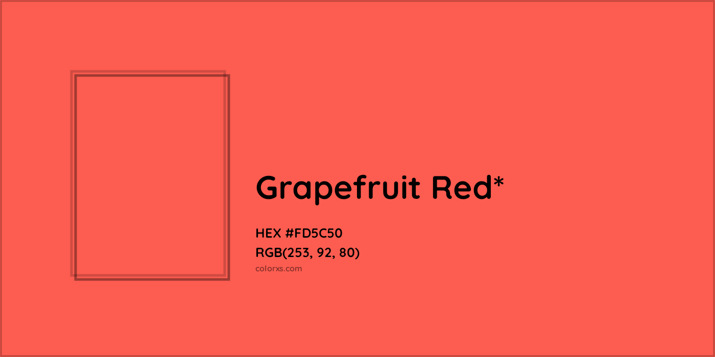 HEX #FD5C50 Color Name, Color Code, Palettes, Similar Paints, Images