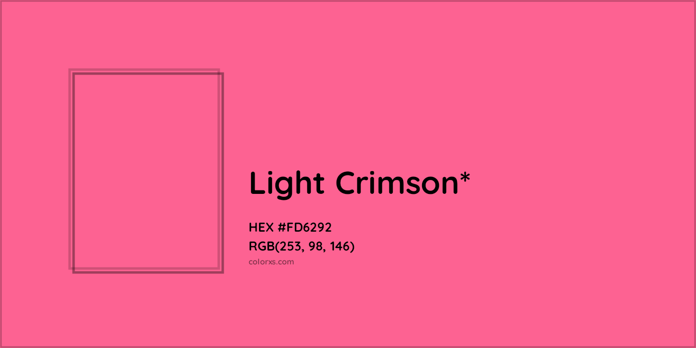 HEX #FD6292 Color Name, Color Code, Palettes, Similar Paints, Images