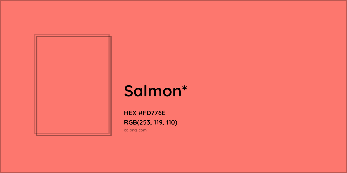 HEX #FD776E Color Name, Color Code, Palettes, Similar Paints, Images