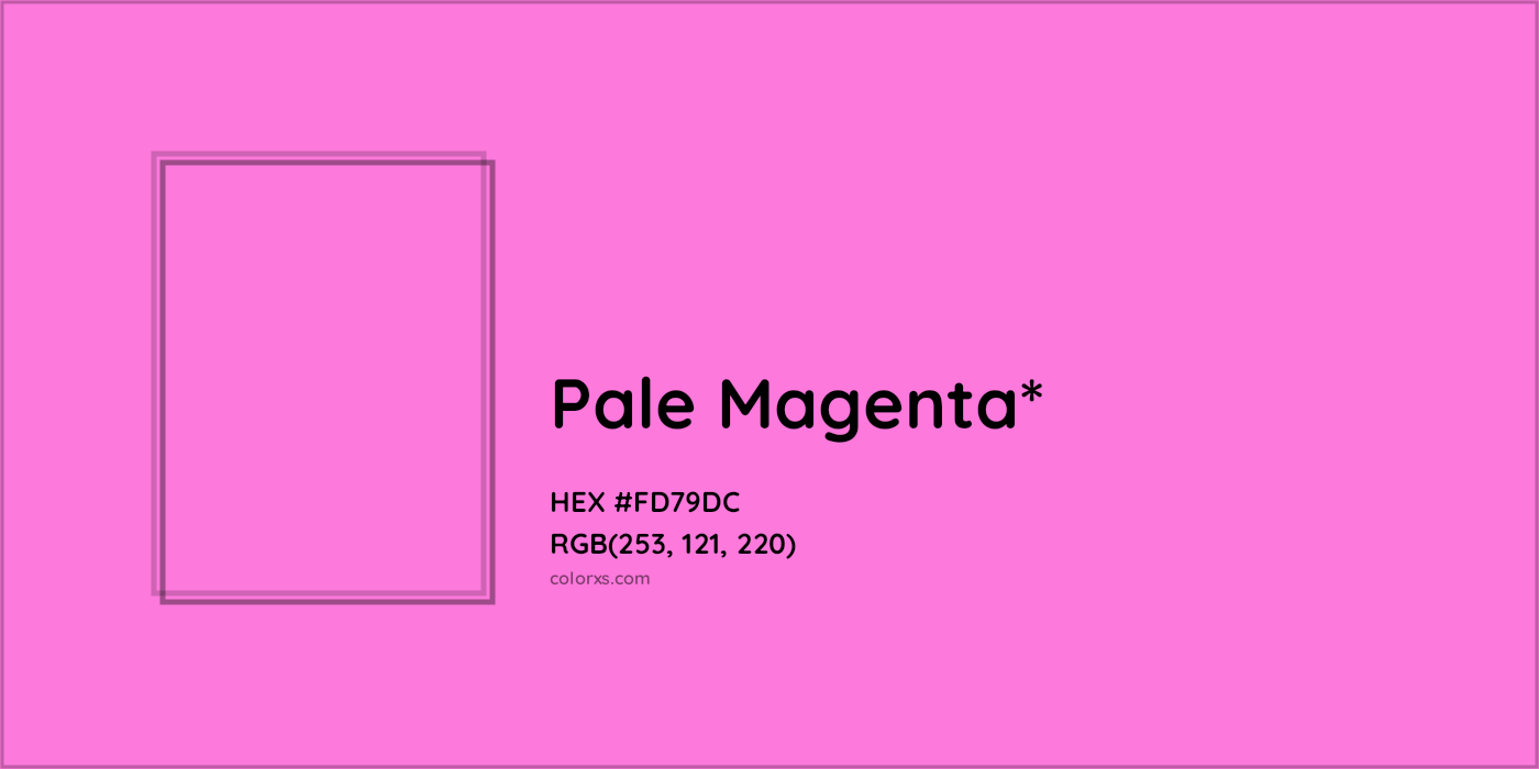 HEX #FD79DC Color Name, Color Code, Palettes, Similar Paints, Images