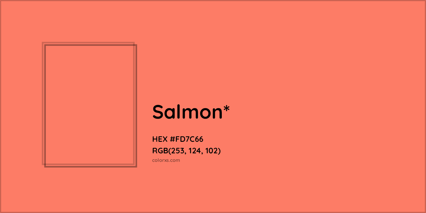 HEX #FD7C66 Color Name, Color Code, Palettes, Similar Paints, Images