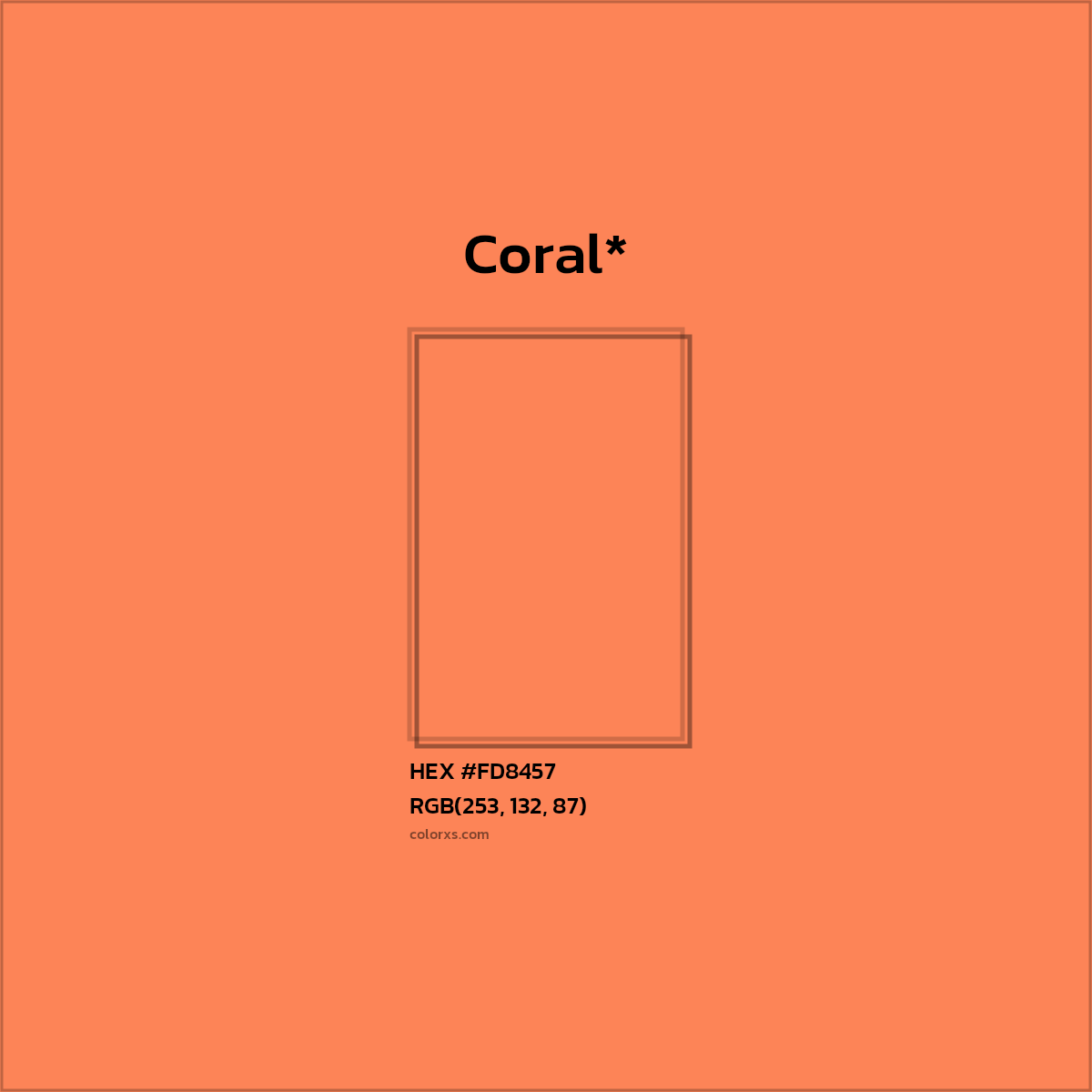 HEX #FD8457 Color Name, Color Code, Palettes, Similar Paints, Images