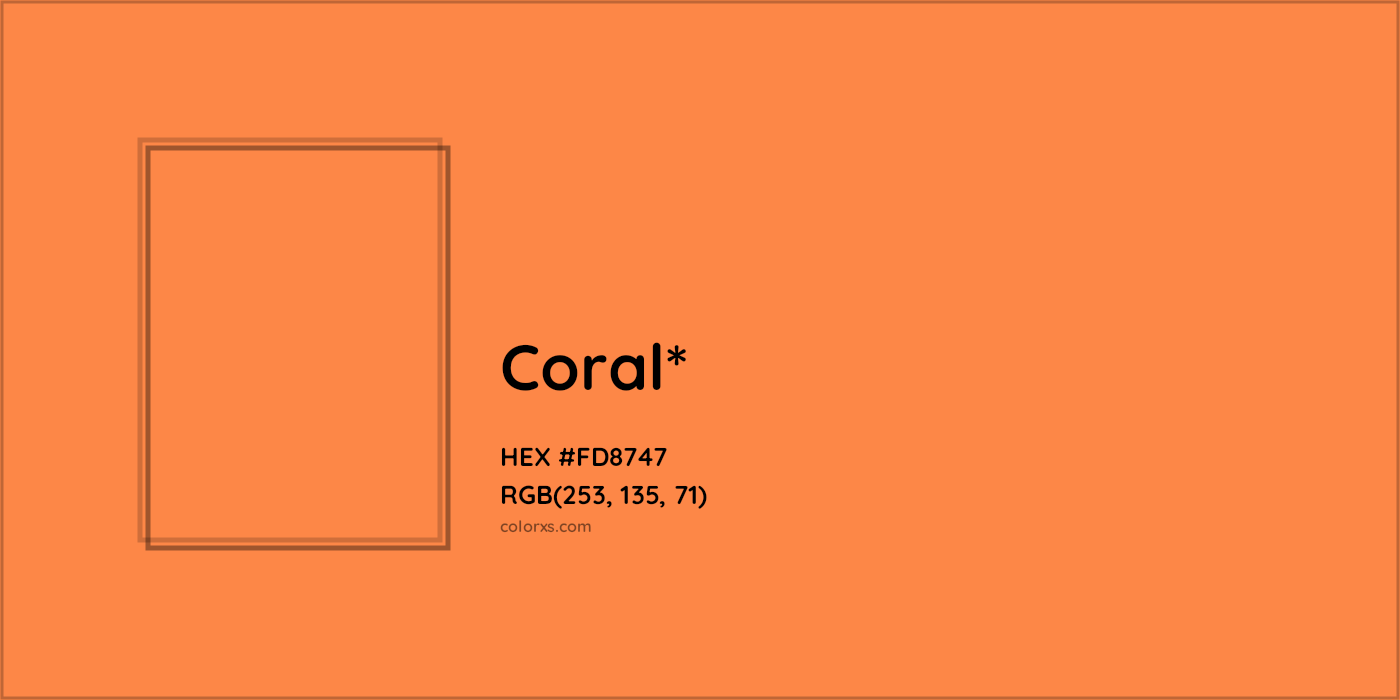 HEX #FD8747 Color Name, Color Code, Palettes, Similar Paints, Images