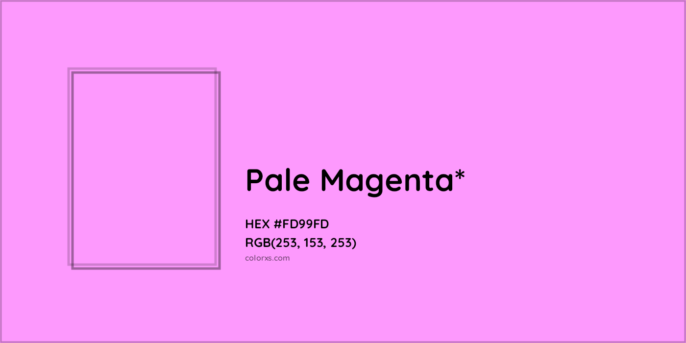 HEX #FD99FD Color Name, Color Code, Palettes, Similar Paints, Images