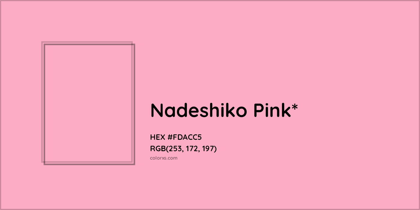 HEX #FDACC5 Color Name, Color Code, Palettes, Similar Paints, Images