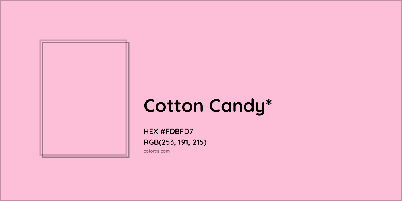 HEX #FDBFD7 Color Name, Color Code, Palettes, Similar Paints, Images