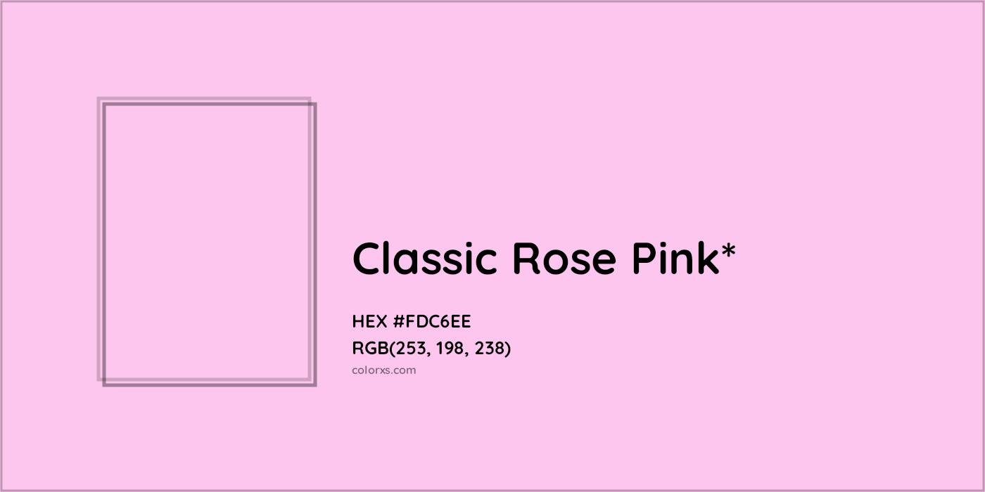 HEX #FDC6EE Color Name, Color Code, Palettes, Similar Paints, Images