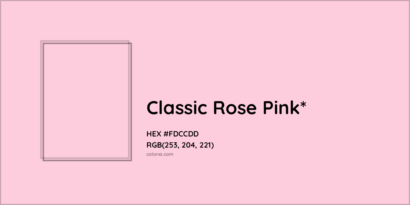 HEX #FDCCDD Color Name, Color Code, Palettes, Similar Paints, Images