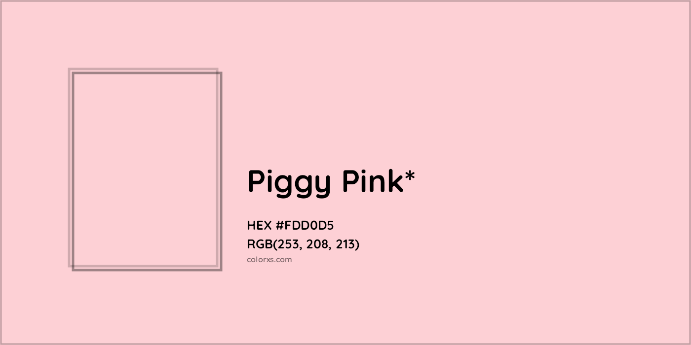 HEX #FDD0D5 Color Name, Color Code, Palettes, Similar Paints, Images
